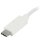 Hub StarTech.com 4 portas 5Gbps USB-C para USB-A e USB-C branco compacto