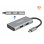 Hub Delock 4 Ports 10 Gbps USB-C 2 USB-A 2 USB-C robust grau