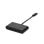 Hub Kensington 4 puertos 10 Gbps USB-C CH1200 Plug and Play Negro