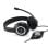 Auriculares Equip 245301 con cable USB Type-A para llamadas y música, negros