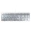 Tastiera Cherry KC 6000 Slim cablata USB QWERTZ completa per Mac argento