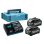 Set de cargador y baterías Makita XGT 4 Ah 40 V, 2 baterías y funda
