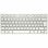 Tastatur Cherry KW 7100 Mini BT kompakt kabellos Bluetooth Scherenschalter weiss