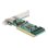 Tarjeta de Red Delock PCI 1 x RJ45 Gigabit LAN 1000 Mbps Full-height Low-profile
