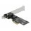 Tarjeta de Red Delock PCI Express x1 2,5 Gigabit Ethernet 2500 Mbps LED