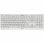 Clavier Cherry KW 3000 sans fil complet QWERTZ blanc avec repose-poignets