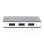 Hub Digitus 4 Ports 5 Gbps USB 3.2 Gen 1 schwarz silber mit AC-Adapter