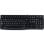 Teclado Logitech K120 membrana USB QWERTZ preto resistente a salpicos