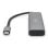 Hub Digitus 4 Ports USB-C 10 Gbps 2 USB A + 2 USB-C Aluminium Grau