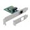 Carte Réseau Delock 90381 PCI Express Ethernet 100 Mbit/s Câblée Interne