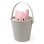 Recipiente United Pets Crick 2 kg Gris Rosa