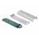 Caixa externa Delock M.2 NVMe PCIe Alumínio Prateado USB Type-C 10 Gbps