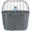 Transportin Rigid Trixie 13115 pour Chiens jusqu'à 6 kg Charge Supérieure Gris