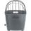 Transportin Rigid Trixie 13115 pour Chiens jusqu'à 6 kg Charge Supérieure Gris