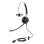 Auriculares Jabra Biz 2400 II con cable QD, cancelación de ruido, uso oficina, negro y plata