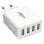 Carregador USB Ansmann HC430 4 portas 5V Branco