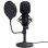 Microfone Trust GXT 269 Emita II USB cardioide com filtro antipop e suporte metálico