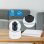 Nivian Seguridad Pro Pack 2 Cámaras WiFi interior+exterior app TUYA, audio bidireccional,motorizadas