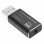 Adaptador DAC Sharkoon DAC Pro S USB a 3.5 mm Negro para PC