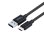 Cable USB Microconnect ECO-USB3.2CA1 1 m USB A vers USB C USB 3.2 Gen 2 Noir