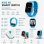 Nilait Kids Watch Safe GPS Smartwatch Infantil 4G con Videollamadas, Llamadas y Botón SOS Azul