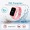 Nilait Kids Watch Safe GPS Smartwatch Infantil 4G con Videollamadas, Llamadas y Botón SOS Rosa