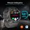 Nilait Watch Commeta One smartwatch AMOLED con GPS de alto rendimiento (Gris)