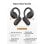 Auriculares Paxa Openair 5 Bluetooth 5.4 Abertos 16mm IPX5 Respiráveis Desporto