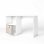 Escritorio Basik Line Estelle Blanco Mate 74x100x42 cm