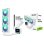 Refrigerazione Liquida AsRock Challenger White 360mm 3 Ventole LED