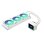 Refrigerazione Liquida AsRock Challenger White 360mm 3 Ventole LED