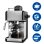 Máquina de café expresso Klack 800W 3,5 Bares com espumador inox 4 chávenas