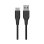 Kabel USB eSTUFF ES605180 USB 2.0 1 m Schwarz USB C zu USB A
