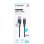 Kabel USB eSTUFF ES605180 USB 2.0 1 m Schwarz USB C zu USB A