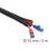 Pasacables Delock 19020 Naranja Negro 5 metros