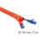 Passacavi Delock 19018 Arancione Poliestere 2 m