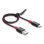 Cabo USB Delock 81541 0.5 m USB A para USB C USB 2.0 Vermelho Preto