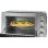 Kompakter ProfiCook MBG 1277 Mini-Backofen 30L 1500W Pizzastein Schwarz