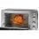 Kompakter ProfiCook MBG 1277 Mini-Backofen 30L 1500W Pizzastein Schwarz