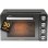 Kompakter ProfiCook MBG 1277 Mini-Backofen 30L 1500W Pizzastein Schwarz