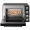 Kompakter ProfiCook MBG 1277 Mini-Backofen 30L 1500W Pizzastein Schwarz