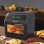 Kompakter Dam Electronics Standbackofen 16L 2500W Touch-Display AirFryer Schwarz