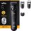 Máquina de Cortar Cabelo Braun BeardTrimmer 9 BT5520 Sem Fios 120min 40 Comprimentos 4 Pentes À Prova de Água