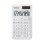 Calculatrice de poche Casio SL-1000SC-WE 10 chiffres solaire blanche