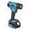 Pistola de aire caliente Makita DHG181ZJ 550 °C, 200 l/min, batterie 18V