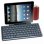 Teclado Phoenix PHKEYTABLET inalámbrico Bluetooth mini con soporte y batería litio