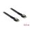 Cable DeLOCK 83016 Slim SAS SFF-8654 4i a Slim SAS SFF-8654 4i 0,5 m