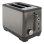 Tostapane Aiwa KOTAN 2 fessure larghe 1000 W 7 livelli nero e acciaio inox