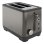 Tostapane Aiwa KOTAN 2 fessure larghe 1000 W 7 livelli nero e acciaio inox