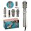 Cepillo Moldeador CeramicCare 5in1 AirBrush Gyro Elite 1100W Cerámica Iónica 3 Temperaturas 5 Accesorios